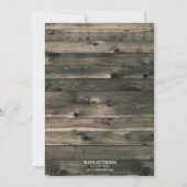 バックアンドドーウェディングシャワー招待状 招待状 (裏面)