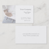 バックア離れサイド・ビジネス・カード 名刺 (正面/裏面)