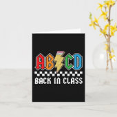 バックインクラスロック新学期ボーイズガールズティアック カード (黄色い花)