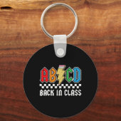 バックインクラスロック新学期ボーイズガールズティアック キーホルダー (正面)