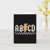 バックインクラス初日新学期先生Stu カード (黄色い花)