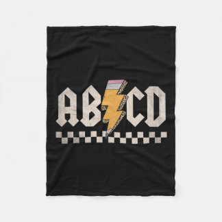 バックインクラス初日新学期先生Stu フリースブランケット