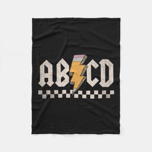 バックインクラス初日新学期先生Stu フリースブランケット (正面)