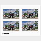 バックインブラックスーパーライナーのシール 長方形シール (シート)