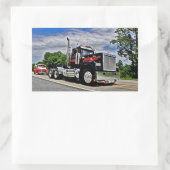 バックインブラックスーパーライナーのシール 長方形シール (バッグ)