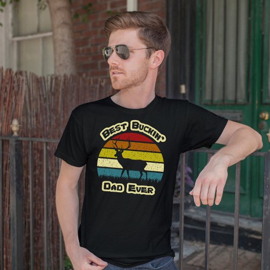 バックイン最高のパパエバーヴィンテージ Tシャツ