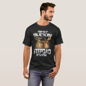 バックイ最高のンの義理の父エバーティ鹿狩りバッキング Tシャツ (正面フル)