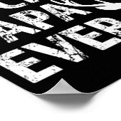 バックイ最高のンパパエバーおもしろいディアー狩り ポスター (角)