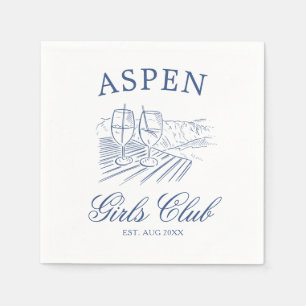 バックウィークエンドになる花嫁とエイペルスキー スタンダードカクテルナプキン