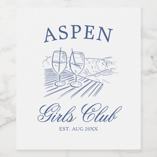 バックウィークエンドになる花嫁とエイペルスキー ワインラベル (シングルラベル)