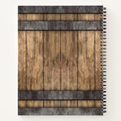 バックウッズバーベウイスキーKeg Bullet Journal ノートブック (裏面)