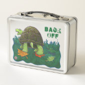 バックオフパーソナライズされたトルトリュックボックス メタルランチボックス (裏面)