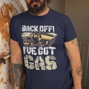 バックオフ私はガス氷得道路トラックのドライバGagしている Tシャツ