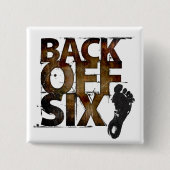 バックオフ6つの足 – ソーシャルグランジ分散タイプ 缶バッジ (正面)