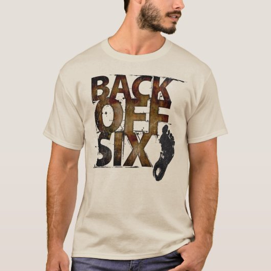 バックオフ6つの足 – ソーシャルグランジ分散タイプ Tシャツ (正面)