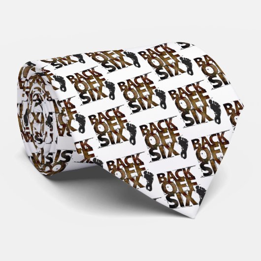 バックオフ6つの足 – ソーシャル分散レタリング ネクタイ (ロール)