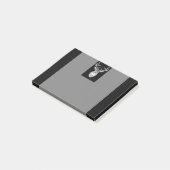 バックオンはっきりした白黒テール鹿 ポストイット (アングル)