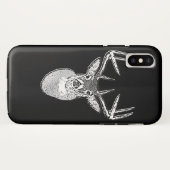 バックオン白黒テール鹿 Case-Mate iPhoneケース (裏面(横))