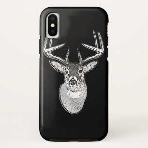 バックオン白黒テール鹿 iPhone XSケース