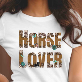 バックカスタマイズ 馬好きな人へ Tシャツ