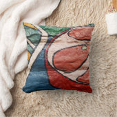 バックカラーの変更抽象芸術落書き枕 クッション (ブランケット)