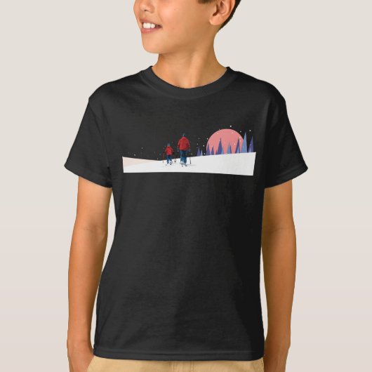 バックカントリースキーチーム Tシャツ (正面)