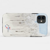 バックカントリー・スキーヤー Case-Mate iPhoneケース (裏面(横))