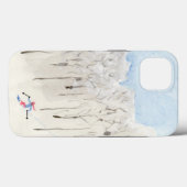 バックカントリー・スキーヤー Case-Mate iPhoneケース (裏面 (横))