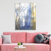 バックカントリー・パスの水色 キャンバスプリント (インサイチュ (リビング))