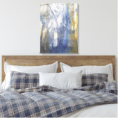 バックカントリー・パスの水色 キャンバスプリント (インサイチュ (寝室))