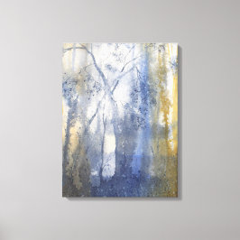 バックカントリー・パスの水色 キャンバスプリント