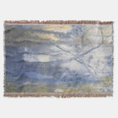 バックカントリー・パスの水色 スローブランケット (正面)