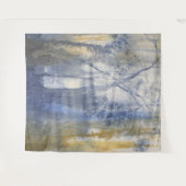 バックカントリー・パスの水色 タペストリー (正面(横))