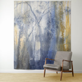 バックカントリー・パスの水色 タペストリー