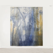 バックカントリー・パスの水色 タペストリー (正面)