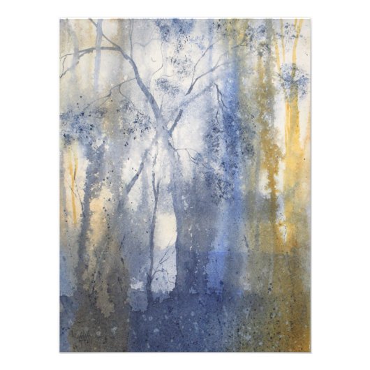 バックカントリー・パスの水色 フォトプリント            (正面)