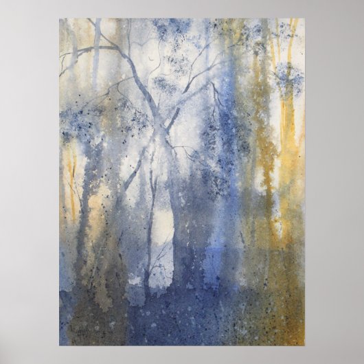 バックカントリー・パスの水色 ポスター (正面)