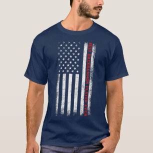 バックガ最高のモンプレイヤーエバーアメリカン国旗のバックギャム Tシャツ