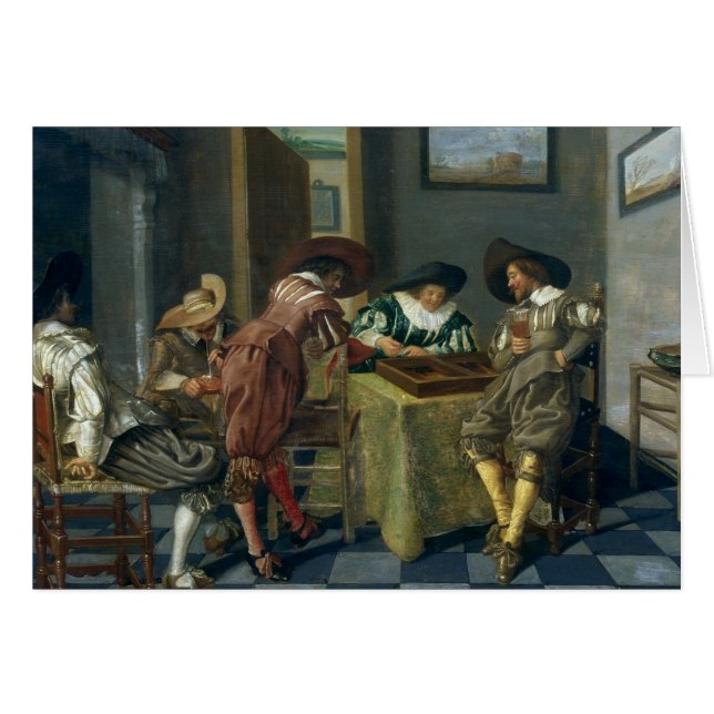 バックギャモンのゲーム (正面横)