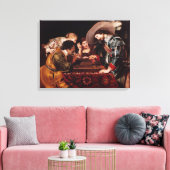 バックギャモンのゲーム キャンバスプリント (インサイチュ (リビング))