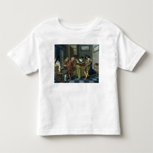 バックギャモンのゲーム トドラーTシャツ (正面)