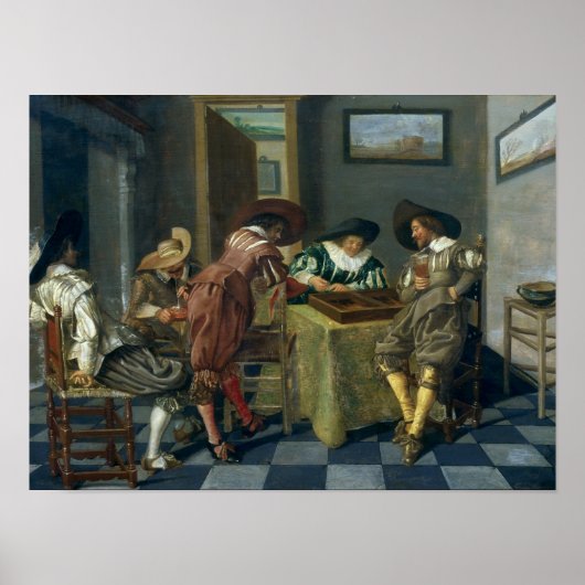 バックギャモンのゲーム ポスター (正面)