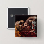 バックギャモンのゲーム 缶バッジ (正面&裏面)