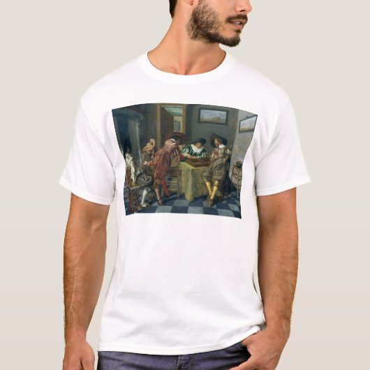 バックギャモンのゲーム Tシャツ (正面)