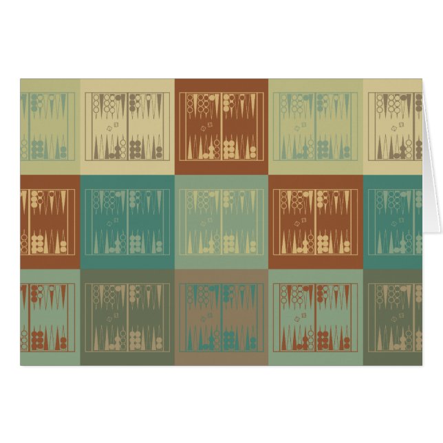 バックギャモンのポップアート (正面横)