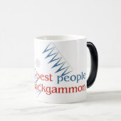 バックギャモンの変形させるマグ モーフィングマグカップ (正面右)