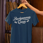 バックギャモンの女王 スクリプト トライブレンドＴシャツ