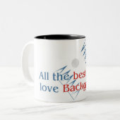 バックギャモンの恋人2の調子のマグ ツートーンマグカップ (正面左)