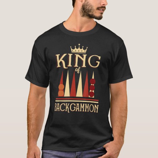 バックギャモンの王 Tシャツ (正面)