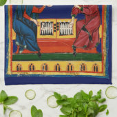 バックギャモンゲームオブキングス キッチンタオル (折り畳み)